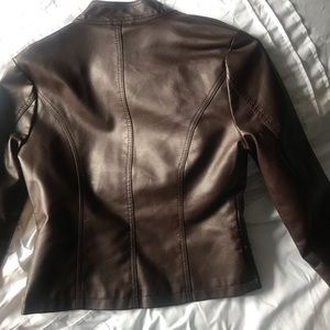 Faux Leather Jacket